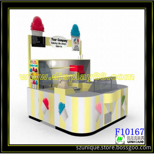 Most Attractive Bubble Tea Kiosk Designfor Sale in Mall (F10167)